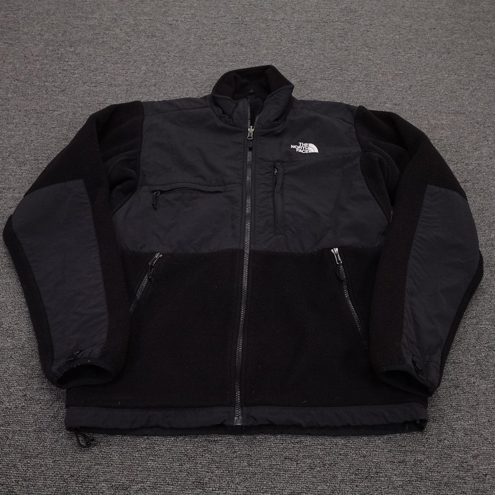 The North Face Jacket Mens Small Black Denali Fleece Full Zip Polartec Outdoor